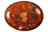 1.8" Polished Brecciated Red Jasper Pocket Stone  - Photo 3
